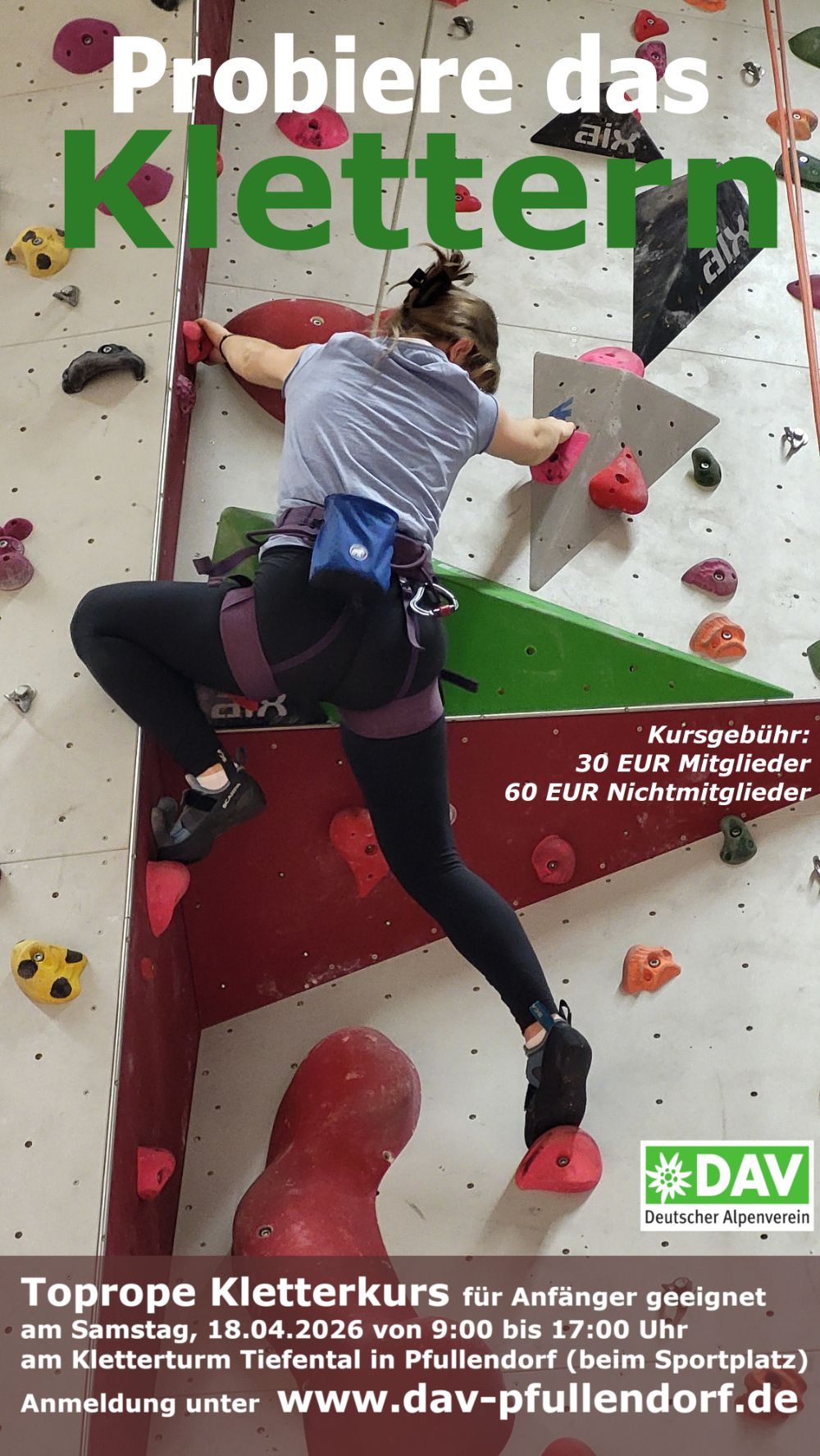 DAV Toprope-Kletterkurs 2026