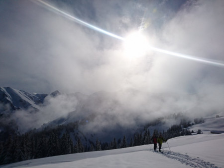 Skitourenwochenende mit Rekordbeteiligung durchgeführt