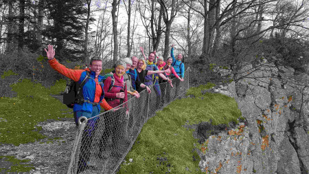 DAV-Wanderung Traufgang Felsenmeer