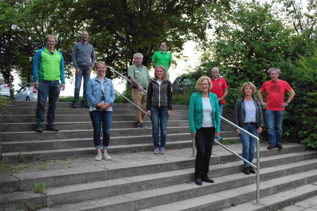 Ehrungen und Wahlen bei der Hauptversammlung der DAV-Sektion Pfullendorf am 01.07.2021 im Haus Linzgau in Pfullendorf