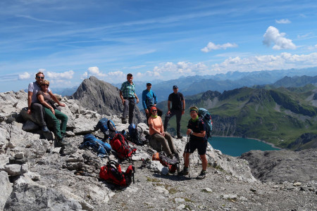 Panülerkopf–Mannheimer Hütte–Schesaplana am 12./13.08.2023